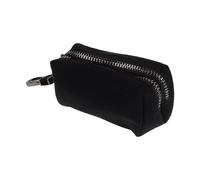 TEHAUX Custodia per Chiavi Auto Unisex in Pu e Lega con Zip, Grande Capacità, Compatta e Multifunzionale per Carte e Monete, per Uso Quotidiano e Viaggio