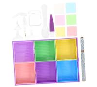 TEHAUX Custodia per Forniture Artistiche Set di Strumenti per Il Disegno con Diamanti Contenitori per La Conservazione Organizzatori Artigianali per Larte con Diamanti