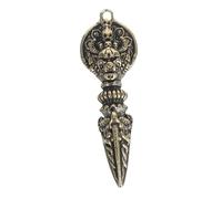 TEHAUX Decorazione Buddista in Metallo Simbolo Rituale Antico Dorje Vajra Pestello Da Meditazione Cerimoniale Ornamentazione Spirituale Per Casa