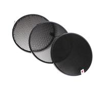 TEHAUX Diffusore Fotografico Honeycomb Grid in Lega di Alluminio Nero Molla di Fissaggio e Tirante a Rilascio Rapido per Flash da Studio