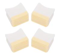 TEHAUX Dischetti Struccanti Curvi 160 Pezzi Cuscinetti per Rimozione Crema Ciglia Formato Compatto per Uso Domestico e Viaggi Accessori Trucco Occhi Pratici e Comodi