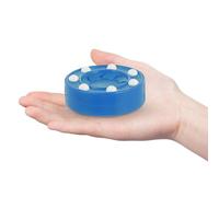 TEHAUX Disco da Hockey da Gioco per Allenamento Professionale Blu Pp | Competizioni su Legno, Leggero e Stabile, Riduce L’attrito, Adatto a Squadre e Arene