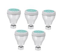 TEHAUX Doccia Esterna Portatile 5 Pezzi Ugello Doccia Nebulizzata Risparmio d Acqua Installazione Facile ABS per Bagno e Casa