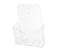 TEHAUX Espositore Documenti Acrilico Trasparente Portadepliant da Tavolo e Parete Organizer Ufficio Versatile per Documenti Folder e Brochure Design Compatto e Funzionale