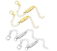 TEHAUX Estensore Pratico per Chiusura Magnetica in Rame 4 Facile da Indossare e Classico Allunga per Accessori