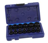 TEHAUX Estrattore Bulloni in Acciaio Cromomolibdeno con Custodia Solida Kit per Rimozione Elementi Filettati Arrugginiti Strumenti Resistenti e Facili da Usare