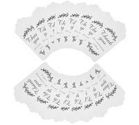 TEHAUX Etichette di Carta per Bomboniere da Matrimonio 100 Pezzi Cordino 30m, Etichette Sospese Ecologiche per Decorazioni e Confezioni Regalo, Adatte a Cerimonie e Feste