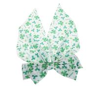 TEHAUX Fermaglio per Chioma Fiocco a Trifoglio Verde Molla Elastica Resistente Clip Raffinata per Donne di Fiori e St Patrick Day