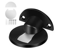 TEHAUX Fermaporta Magnetico in Alluminio Robusto con Adesivo Protezione Parete e Sicurezza Supporto per Porte Interne ed Esterne Installazione Senza Foratura Design Minimalista Elegante