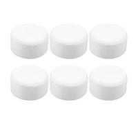TEHAUX Floral Foam 6Pezzi Schiuma Rotonda Bianca Base per Composizioni Fai da Te e Arte Floreale per Fiori Artificiali
