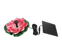 TEHAUX Fontana Solare Galleggiante a Forma di Fiore Pompa Efficiente per Giardino e Esterno Compatta e Facile da Installare Decorazione Unica per Piscina e Spazi Verdi