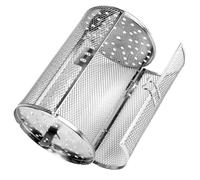 TEHAUX Gabbia Rotante Resistente in Acciaio Inossidabile per Barbecue Leva per Arrostire Castagne e Dolci, per Uso in Forno Elettrico