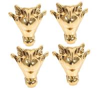 TEHAUX Gambe Decorative per Scatole in Protezione Angolare per Casse Vintage 4 Pezzi per Portagioie Design Elegante e Resistente