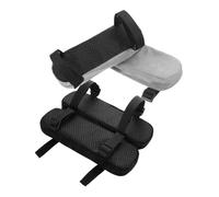 TEHAUX Gomitiere Ergonomiche in Memory Foam 4 Pezzi Copertura Sfoderabile e Lavabile, Accessori per Sedie da Ufficio Supporto Antiscivolo per Sessioni di Lavoro al Computer