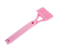 TEHAUX Grattaschiena con Manico lungo Pieghevole in Plastica Rosa, Strumento Multifunzionale per Prurito alla Schiena, Utensile Leggero e Portatile per Massaggio Rilassante e Zone