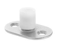 TEHAUX Guida a Rulli in Nylon e Ferro per Porta Scorrevole, Guida al Pavimento per Porte a Scomparsa e Fienile, Accessorio Compatibile per Uso Domestico Installazione Semplice