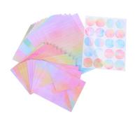 TEHAUX Inviti Acquerellati Carta e Buste per Compleanni e Note | Set di Carta e Buste, Stile Artistico Vintage, Chiusura Sicura, per Inviti e Messaggi Scritti a Mano