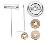 TEHAUX Kit Accessori Taglio per Decespugliatore Multifunzione Lame in Ferro e Rame Resistenti per Campi Agricoli Acqua e Terra Ricambi Facile Installazione per Tosaerba e Trimmer Prato