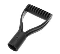 TEHAUX Manico per Pala in Plastica Nero Impugnatura Ergonomica a Forma, per Attrezzi da Giardino e Pulizia Neve, Migliorando Stabilità e Presa