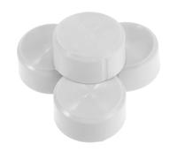 TEHAUX Manopola Termostato Frigorifero Bianca in Plastico 4 Pezzi per Regolazione Temperatura Precisa Adatta a Frigoriferi e Mini Frigo Uso Domestico e Commerciale