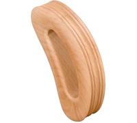 TEHAUX Massaggiatore per Collo in Legno Leggero Scanalature Profonde, Strumento Manuale per Massaggi Shiatsu e Rilassamento Muscolare