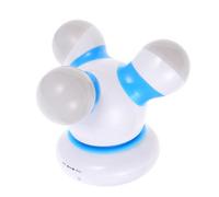 TEHAUX Massaggiatore Portatile per Corpo a 3 Gambe Mini, Dispositivo per Massaggio Cervicale Ricaricabile Usb, Massaggiatore Elettrico per Schiena, Collo e Spalle, Multiuso