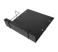 TEHAUX Mensola da Parete in Metallo per Dischi in Vinile Supporto Espositore per CD e Dvd Scaffale Organizer per Controller di Gioco Design Minimalista per Camera da e Soggiorno