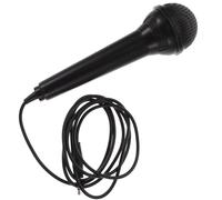 TEHAUX Microfono per Tastiera con Filo Microfono Portatile Leggero per Canto e Registrazione Voce Accessorio Sing-along per Uso Domestico e Esterno Nero