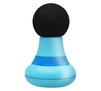 TEHAUX Mini Massaggiatore per Muscoli Portatile Batteria 1000mah e Funzionamento Silenzioso Testine in Silicone per Massaggio Cervicale e Lombare a Casa