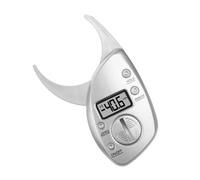 TEHAUX Misuratore Digitale Portatile di Grasso Corporeo Strumento di Misurazione delle Pieghe Cutanee in Acciaio Accessorio per Palestra per Monitoraggio Salute e Fitness