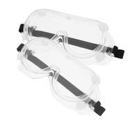 TEHAUX Occhiali Protettivi Antinebbia Trasparenti Leggeri Donna Sovraocchiali Antipolvere e Antispruzzo per Protezione Oculare in Ambienti Ventilati Attività di Precisione 2pcs