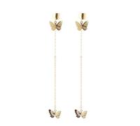 TEHAUX Orecchini Anti Smarrimento a Farfalla per Auricolari Wireless Porta Auricolari Elegante senza Piercing Accessorio Donna per Uso Quotidiano e Regali Speciali