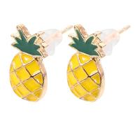 TEHAUX Orecchini da Donna a Bottone in Lega a Forma di Frutta Estivi, Gioielli Leggeri per Ragazze per Uso Quotidiano e Feste, Design Comodo e Valorizzante per Carnagione Chiara