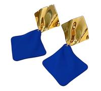 TEHAUX Orecchini Pendenti da Donna a Rombo in Lega Gioielli alla Moda per Feste e Uso Quotidiano Design Semplice e Leggero Regalo per Ragazze e Amiche