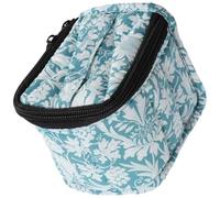 TEHAUX Organizer Porta Smalti per Unghie 9 Scomparti, Custodia Rigida 15 Ml, Borsa Compatta Cerniera per Manicure Professionale e Uso da Viaggio