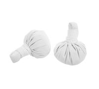 TEHAUX Palline da Massaggio Thailandesi Strumento Manuale per Massaggio Trigger Point e Moxibustione Impacco Caldo alle Erbe, Set 2 Pezzi per Aromaterapia e Rilassamento Muscolare