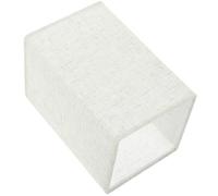 TEHAUX Paralume Quadrato Lino Beige, Copriparalume per Lampada da Tavolo e Lampada da Terra, Sostituzione Paralume Attacco 4.2 Cm per Illuminazione Soffusa e Atmosfera Accogliente
