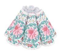 TEHAUX Paralume Rotondo Pieghevole Copertura Vintage per Plafoniera e Lampad Tavolo per Lampade Sospensione da Parete Terra Design Semplice e Resistente