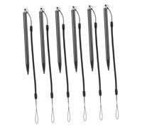 TEHAUX Penna Stilo Resistiva per Schermo Tablet e Telefono con Cordino Anti-smarrimento, Set 6 Pezzi in Metallo Resistente per Disegno e Scrittura di Precisione su Display Resistivi
