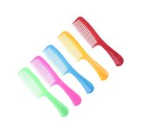TEHAUX Pettine di Plastica 15 Pezzi Manico e Denti a Densità Corretta per Districare e Acconciare Chioma di Ogni Lunghezza, per Casa e Salone Colore Casuale