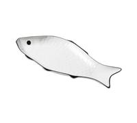 TEHAUX Piatto Ceramica Pesce per Microonde e Vapore Design Sostenibile Uso Casa e Ristorante Piccolo Piatto per Servire e Conservare Alimenti