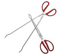 TEHAUX Pinze per Granchi e Anguille Lunghe 51cm e 38cm, Pinze Dentate per Raccolta Rifiuti e Pesci di Fango, Strumento Multifunzione per Campeggio, Giardino e Pulizia Esterna