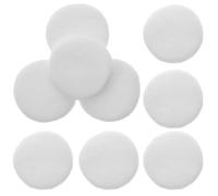 TEHAUX Piumino Cosmetico Arrotondato per Cipria Viso 12 Pezzi 45x7 Mm Morbido Set di Spugnette per Trucco Compatto per Ragazze Uso Quotidiano