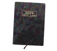 TEHAUX Planner Accademico con Copertina Scintillante Agenda Giornaliera Organizzatore per Ufficio e Studio Notebook per Appunti e Programmazione Personale
