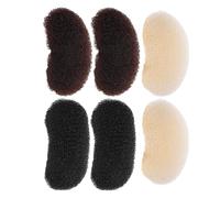 TEHAUX Posticcio per Acconciature Clip Volume Chioma in Nailon e Acciaio Manganese, 6 Pezzi per Donna e Bambina, per Creare Acconciature Chic e Nascondere i Chioma