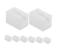 TEHAUX Protezione Completa Morbido e per Silicone in Angolare Maniglie 8 Copertura per Angoli Pezzi per Sicurezza Mobili di Armadi Bambini in Casa e Cameretta