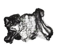TEHAUX Ragnatela Decorativa Nera per Halloween con Ragni Finti in Plastica e Cotone, Morbida e Adatta per Esterni e Feste Spaventose Colore Casuale