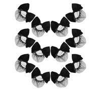 TEHAUX Retine per Chioma da Donna Fiocco Copri Chignon Elastico Professionale Set da 12 Pezzi per Infermieri Personale Alberghiero e Bancari Design Leggero e Sicuro per Uso