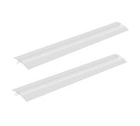 TEHAUX Riempitivo in Silicone Flessibile 2 Pezzi Design senza Cuciture per Coprire Fessure Piano Cottura e Protezione Laterale Forno in Cucina