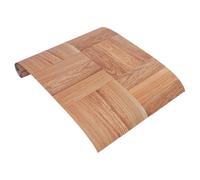 TEHAUX Rotolo Pavimento in Vinile Pvc Autoadesivo 58,5cmx3m Spessore 1,5mm Effetto Legno Antigraffio Piastrelle Adesive Staccabili per Casa Ufficio Camera da Letto